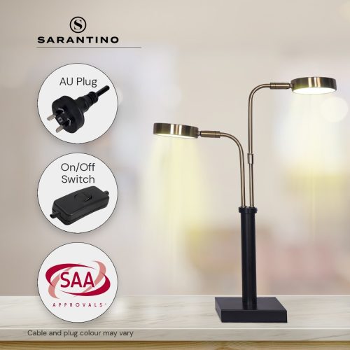 Sarantino LED Metal Table Lamp