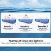 500 Micron Solar Swimming Pool Cover 8.5m x 4.2m – Blue