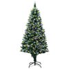Artificial Christmas Tree LEDs&Pine Cones&White Snow
