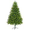 Artificial Christmas Tree with LEDs Green