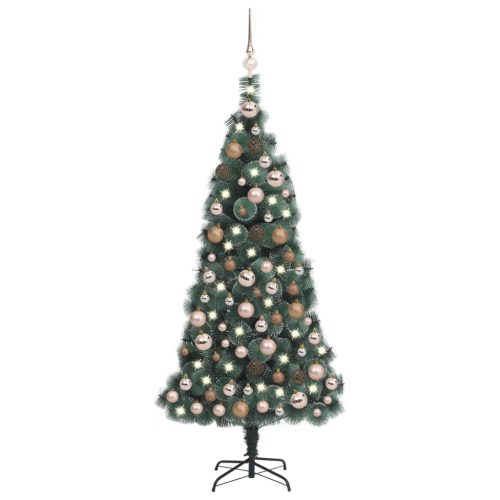Artificial Christmas Tree LEDs&Ball Set PVC&PE