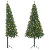 Corner Artificial Christmas Tree with LEDs PVC