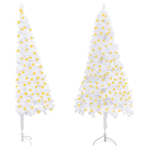 Corner Artificial Christmas Tree with LEDs PVC