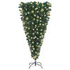 Upside-down Artificial Christmas Tree with LEDs&Ball Set