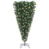 Upside-down Artificial Christmas Tree with LEDs&Ball Set