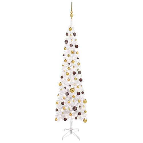 Slim Christmas Tree with LEDs&Ball Set