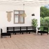 6 Piece Garden Lounge Set Solid Pinewood