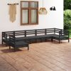 7 Piece Garden Lounge Set Solid Pinewood