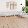 7 Piece Garden Lounge Set Solid Pinewood