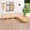 7 Piece Garden Lounge Set Solid Pinewood