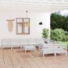 11 Piece Garden Lounge Set Solid Pinewood