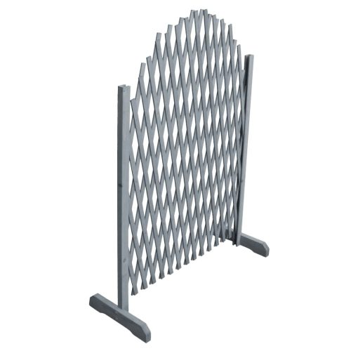 Trellis Fence Solid Wood 180×100 cm
