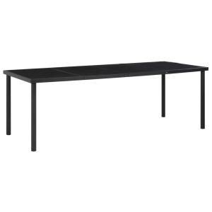 Garden Table 220x90x74.5 cm Steel