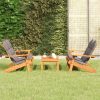 Adirondack Garden Lounge Set Solid Wood Acacia