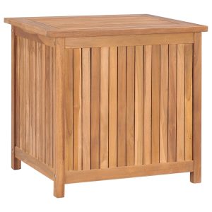 Garden Storage Box Solid Teak Wood