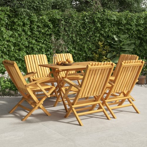 Folding Garden Chairs 47x47x89 cm Solid Wood Teak