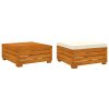 Sectional Table Solid Acacia Wood