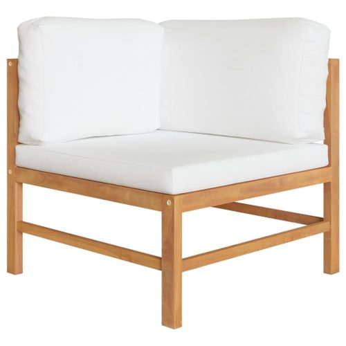 Sofa with Cushions Solid Teak Wood