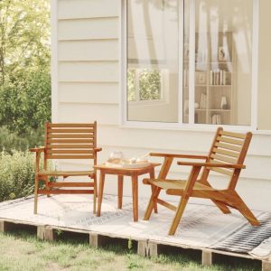 Garden Chairs Solid Wood Acacia