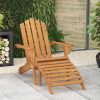 Garden Adirondack Chairs 2 pcs Solid Acacia Wood