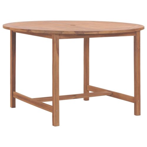 Garden Dining Table 110×75 cm Solid Wood Teak