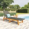 Garden Lounge Set Poly Rattan&Solid Wood Acacia