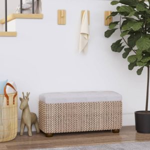 Storage Benches 2 pcs with Cushion 69 cm Cattail