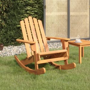 Adirondack Rocking Chair Solid Acacia Wood