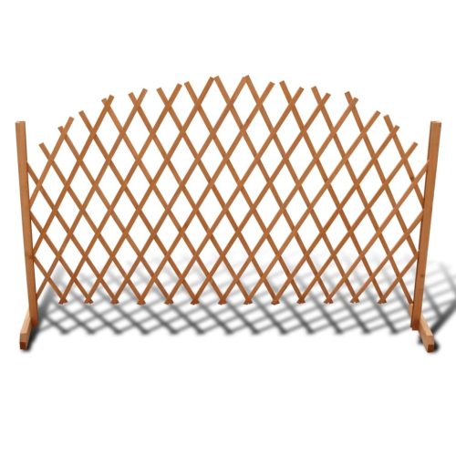 Trellis Fence Solid Wood 180×100 cm