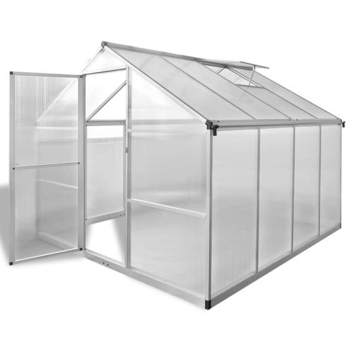Reinforced Aluminium Greenhouse with Base Frame