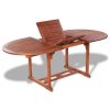Garden Dining Table Solid Acacia Wood