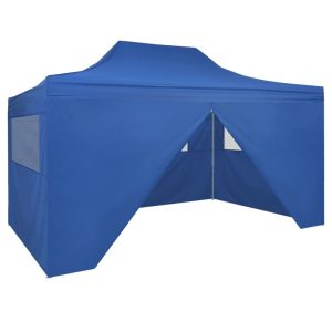 Foldable Tent Pop-Up with 4 Side Walls 3x4.5 m