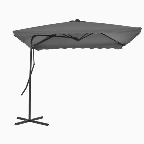 Outdoor Parasol with Steel Pole 250×250 cm