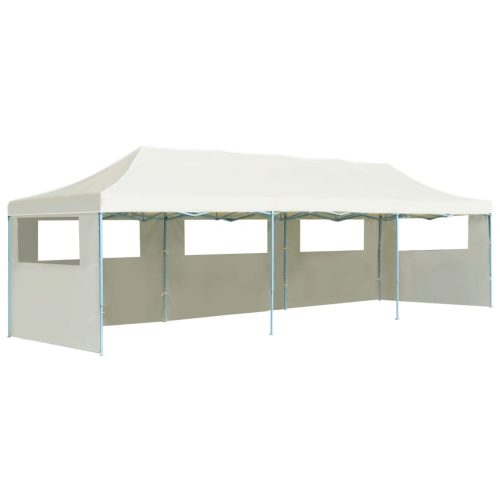 Folding Pop-up Party Tent with 5 Sidewalls 3×9 m