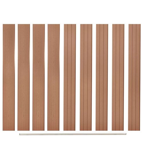 Replacement Fence Boards 9 pcs WPC 170 cm