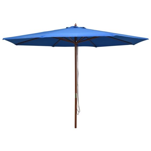 Outdoor Parasol with Wooden Pole 350 cm