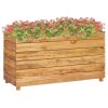 Raised Bed Recycled Teak and Steel