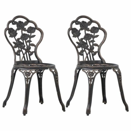 Bistro Chairs 2 pcs Cast Aluminium