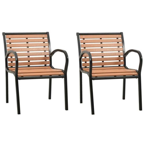 Garden Chairs 2 pcs Wood