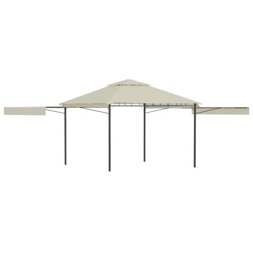Gazebo with Double Extended Roofs 3x3x2.75 m 180 g/m