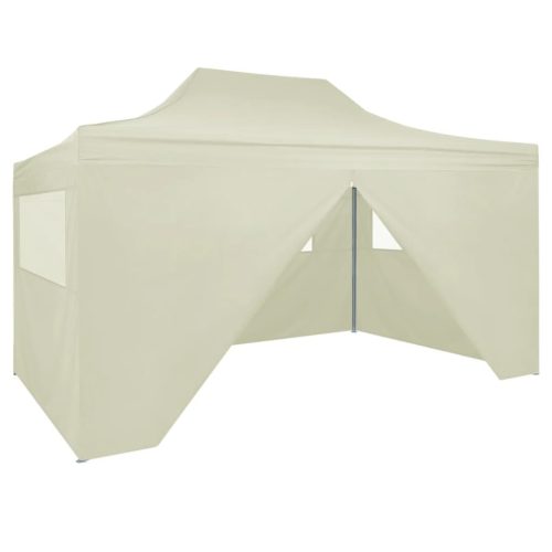 Professional Folding Party Tent with 4 Sidewalls 3×4 m Steel