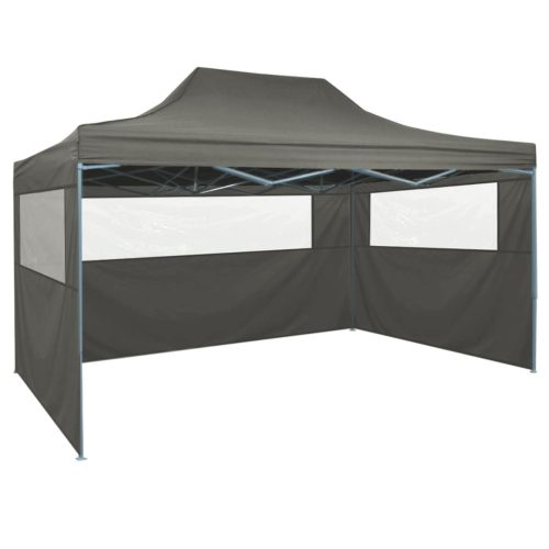 Professional Folding Party Tent with 3 Sidewalls 3×4 m Steel
