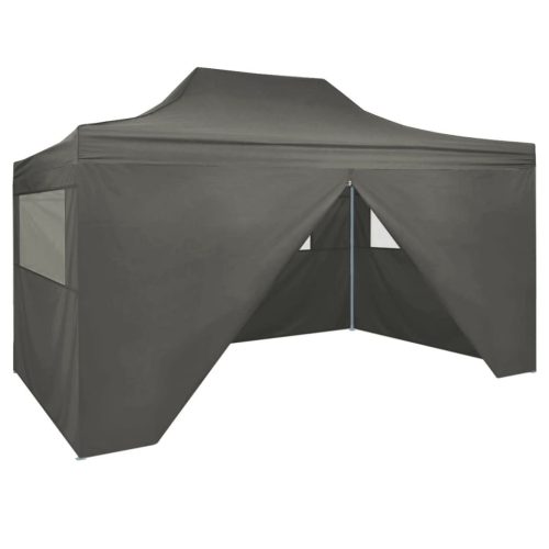 Professional Folding Party Tent with 4 Sidewalls 3×4 m Steel