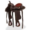 Western Saddle, Headstall&Breast Collar Real Leather