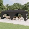Folding Party Tent with Sidewalls Anthracite