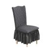 Chair Cover Seat Protector with Ruffle Skirt Stretch Slipcover Wedding Party Home Decor
