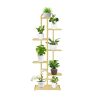 Gold Metal Plant Stand Flowerpot Display Shelf Rack Indoor Home Office Decor