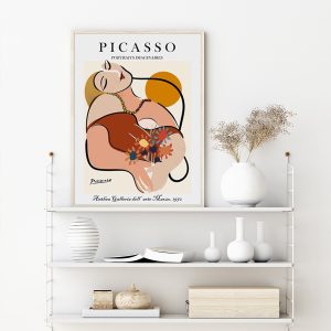 Le Reve by Pablo Picasso Wood Frame Canvas Wall Art