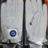 Awezingly Premium Quality Cabretta Leather Golf Glove for Men – White