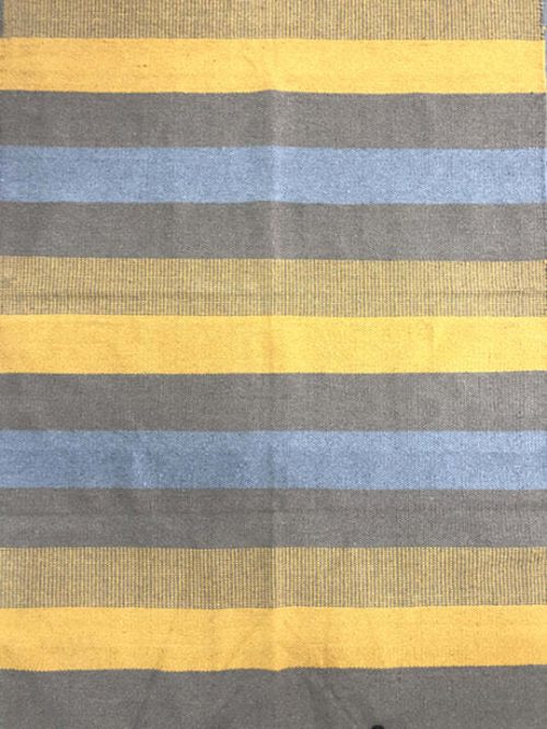 Blue/Green/yellow kilim rug